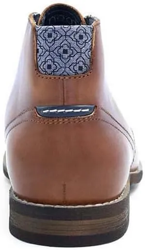 Neat Footwear Men's Chukka Boots - Lace Up, Full Grain Leather Boots with Carry Bag - Latex Insole and Hand-Stacked Rubber and Wood Sole - Casual Dress Boots for Men