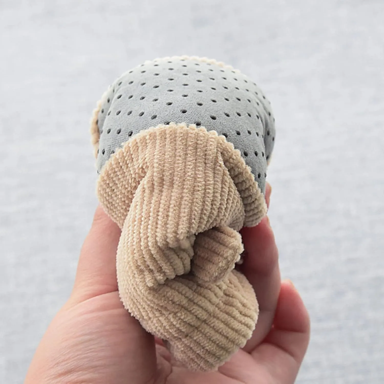 Newborn Baby Boy Girl Cotton Booties Soft Sole Infant Stay On Slippers Winter Warm Toddler Cozy Fleece Socks House Shoes (Khaki, 12-18 Months)