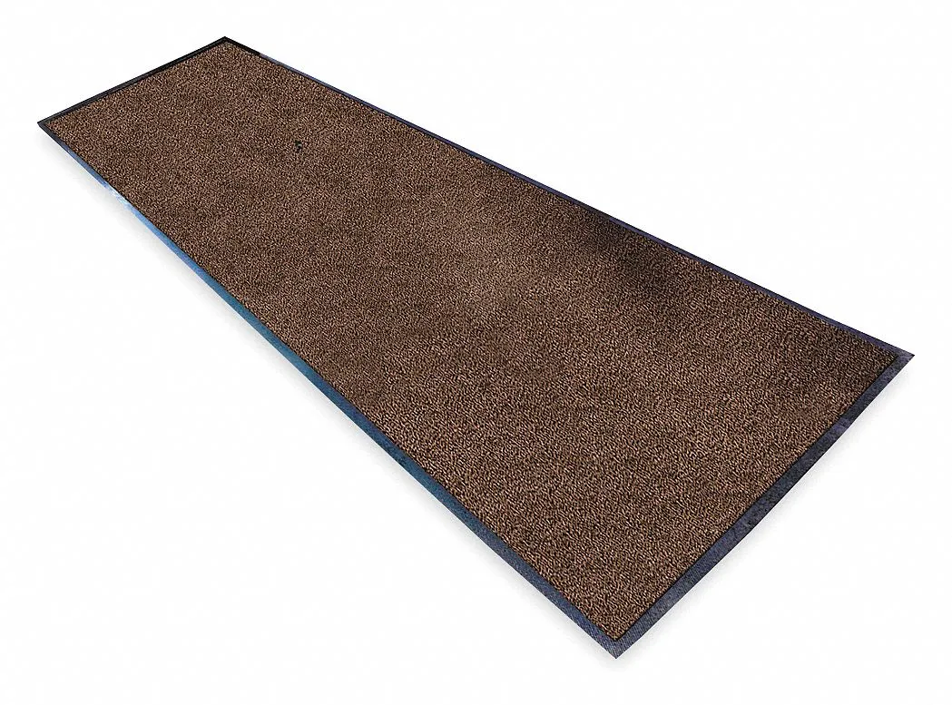 Notrax Indoor Entrance Runner, 10 ft L, 3 ft W, 3/8 in Thick, Rectangle, Brown - 132S0310BR