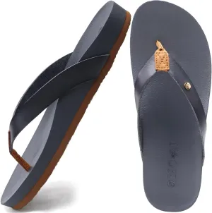 ONCAI Womens Flip Flops For Women Comfortable Strap Yoga Mat Non-Slip Women's Thong Sandal Casual Summer Beach Slippers With Arch Support