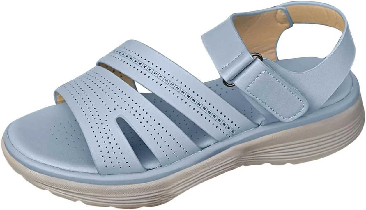 Orthopedic Sandals for Women 2025 Summer Trendy Casual Walking Flat Shoes Comfortable Arch Support Wide Width Sandal