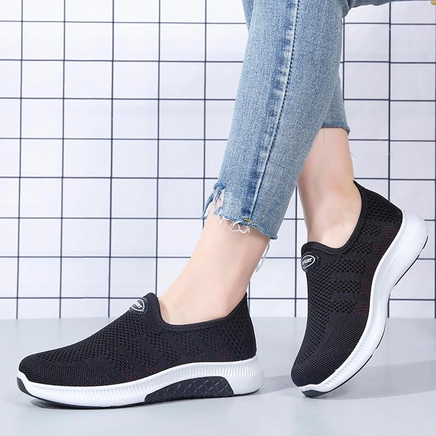Orthopedic Shoes for Women Wide Width Slip On Zapatos De Trabajo para Mujer Antideslizante Cross Gym Shoes Women Wide Size 8w Womens High Top Sneakers Tenis OrtopDicos Mujer