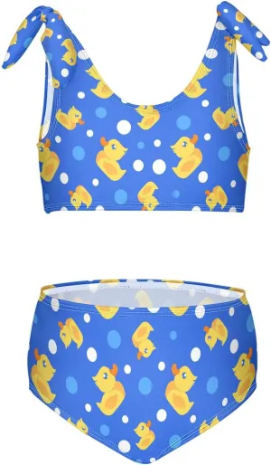 QUGRL Girls Swimsuit Two Piece Swimwear Bathing Suit for Girls Tankini Bikini Set Size 3-12T