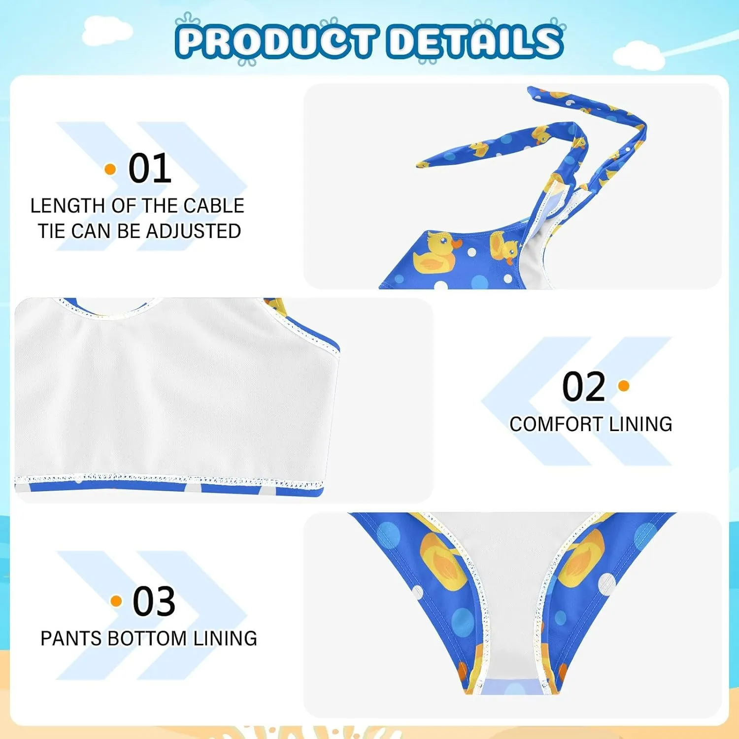 QUGRL Girls Swimsuit Two Piece Swimwear Bathing Suit for Girls Tankini Bikini Set Size 3-12T
