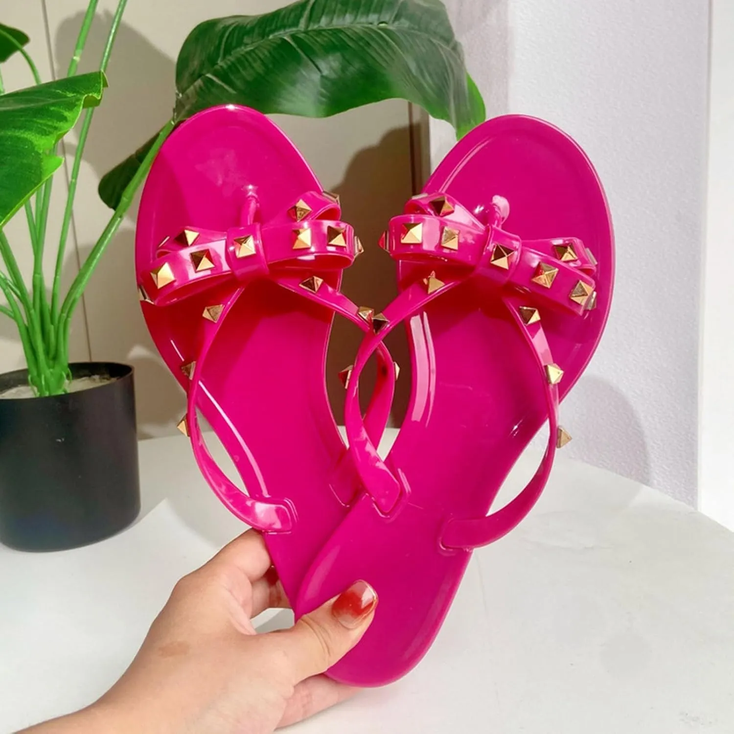 Recovery Slides for Women Comfortable Beach Sandals Slip On Thong Sandals Breathable Slip On Slippers