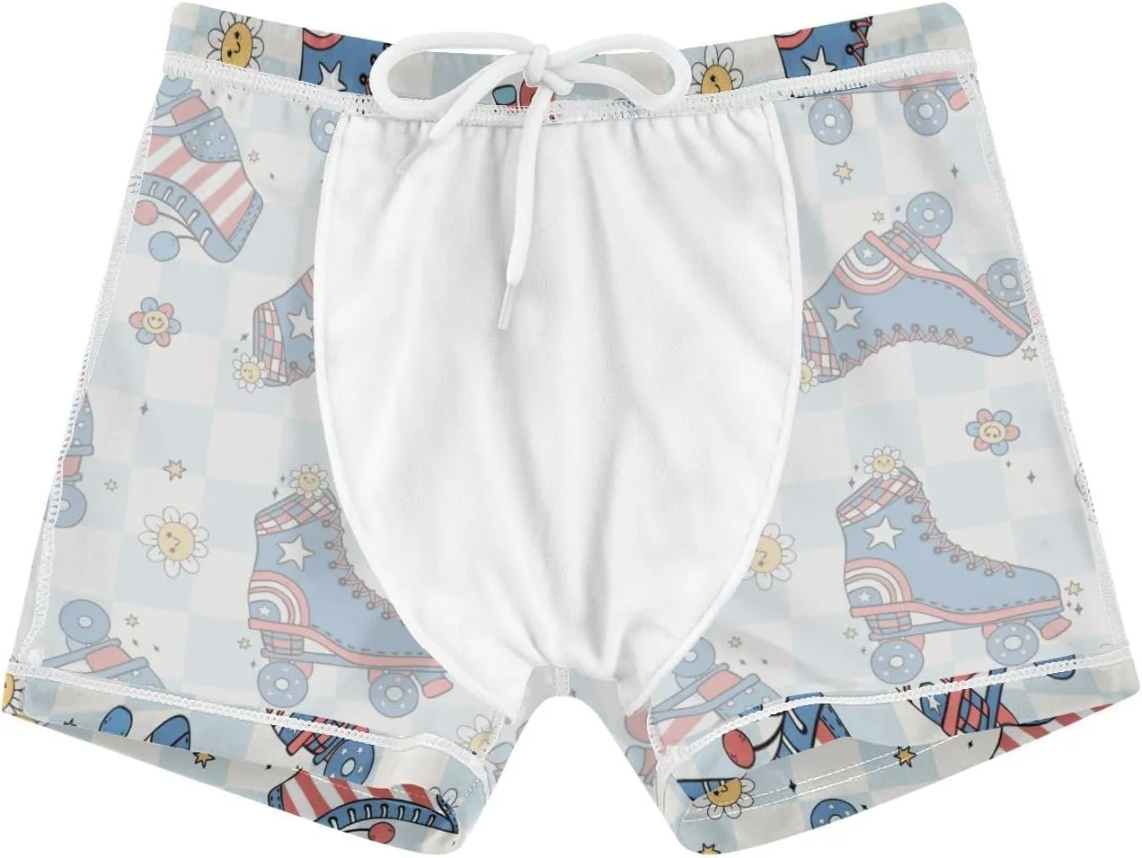 Roller Skate Shoes Boys Swim Trunks Toddler Beach Board Shorts Swimsuit Fashion Beach Shorts Swim Trunks