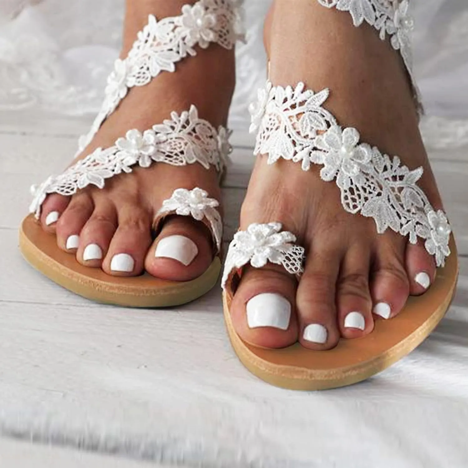 Sandals for Women Women's Flat Sandals Flat for Women Womens Summer Comfortable Walking Cross Strappy