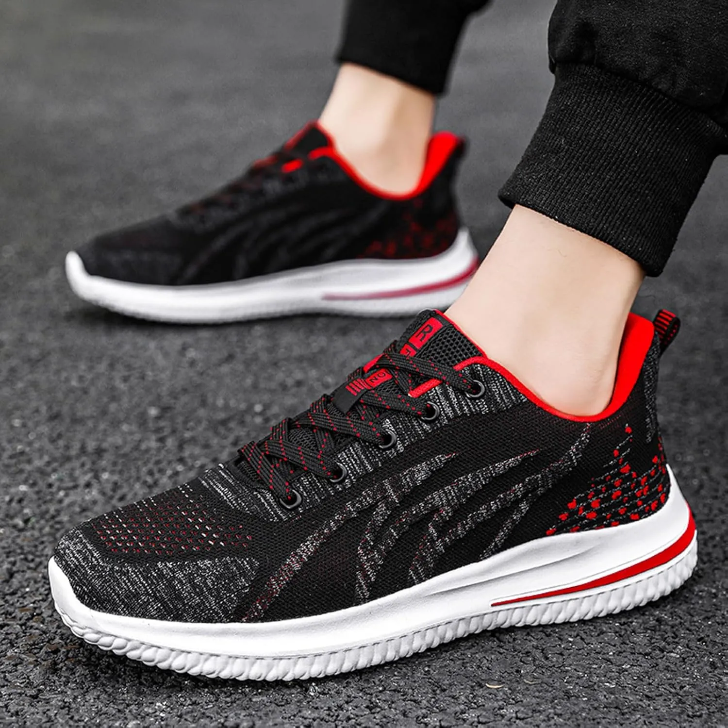 Shoes Men Work Shoes for Men Men's Supportive Running Athletic Sneakers Go Walk for Comfortable Breathable Lightweight Tennis Shoe Dress