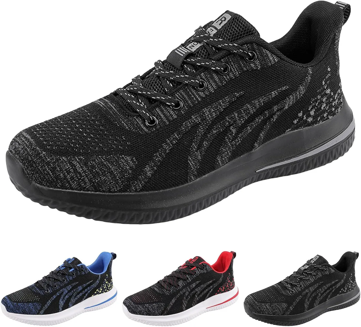 Shoes Men Work Shoes for Men Men's Supportive Running Athletic Sneakers Go Walk for Comfortable Breathable Lightweight Tennis Shoe Dress