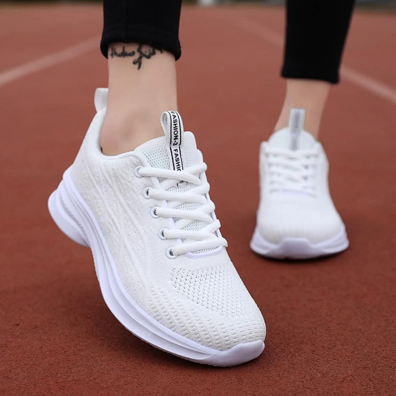 Slip On Athletic Shoes for Women Breathable Walking Shoes Women's Comfortable Casual Thick Bottom Sneakers