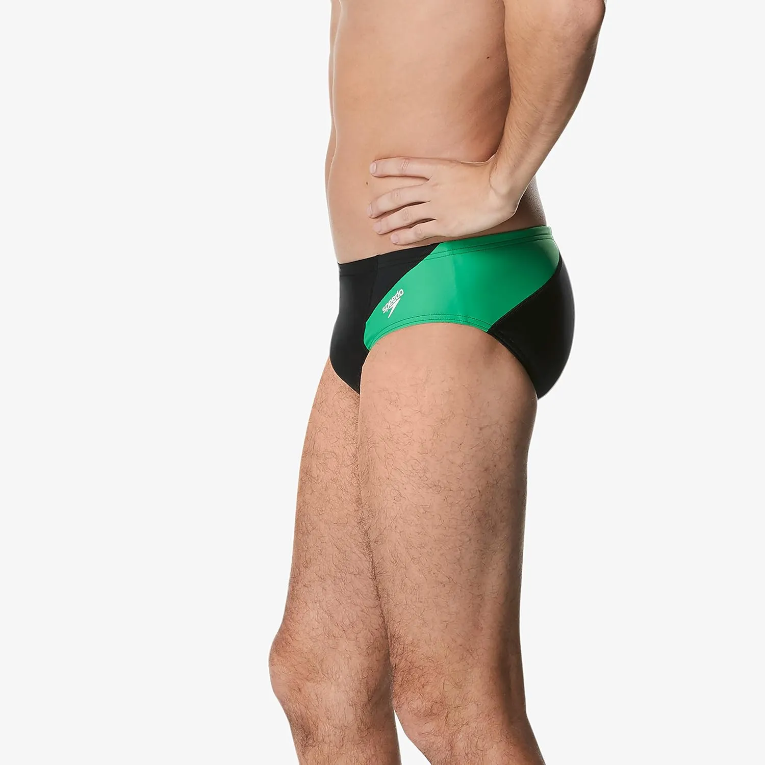 Speedo Men's Swimsuit Brief Powerflex Eco Revolve Splice Team Colors