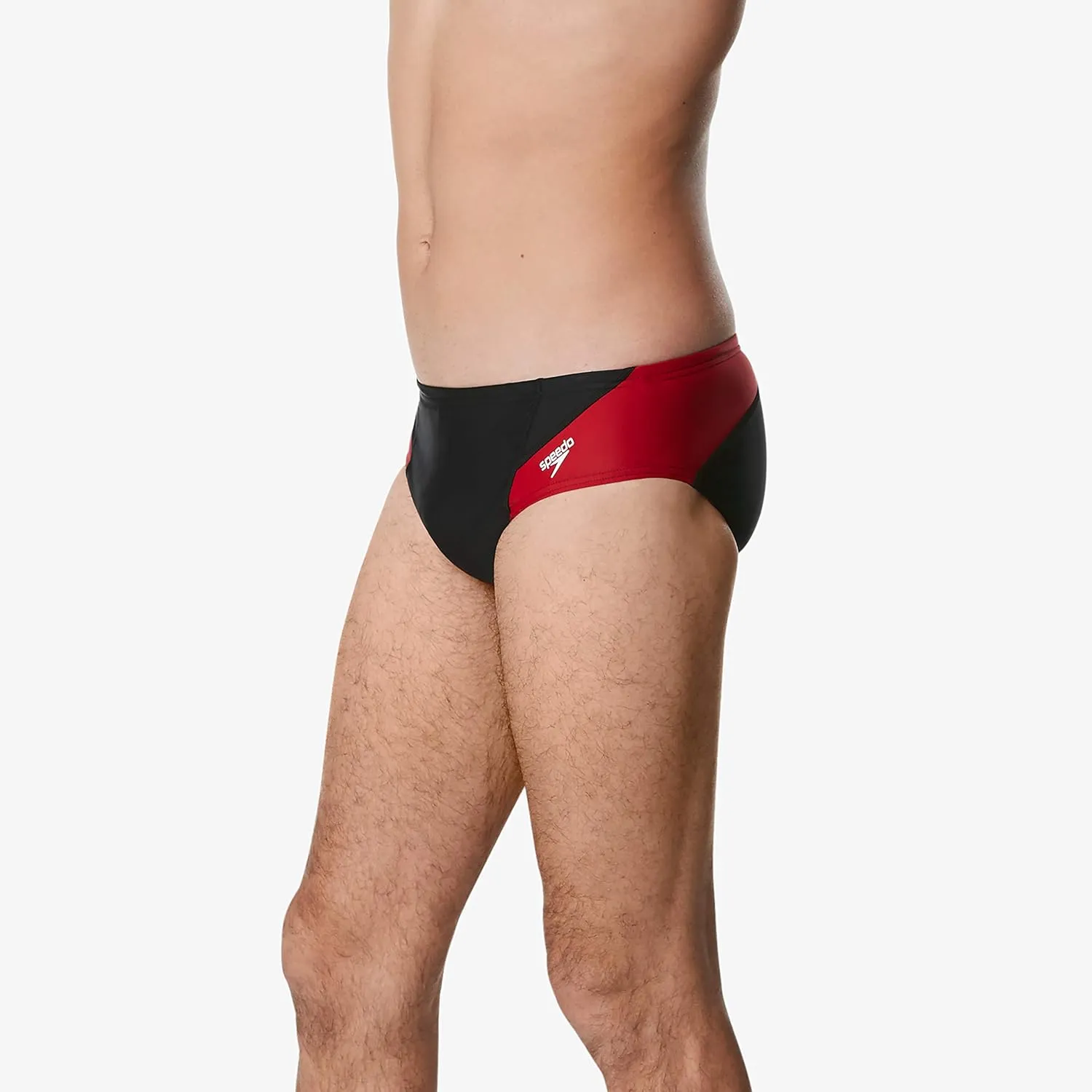 Speedo Men's Swimsuit Brief Powerflex Eco Revolve Splice Team Colors