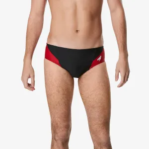 Speedo Men's Swimsuit Brief Powerflex Eco Revolve Splice Team Colors