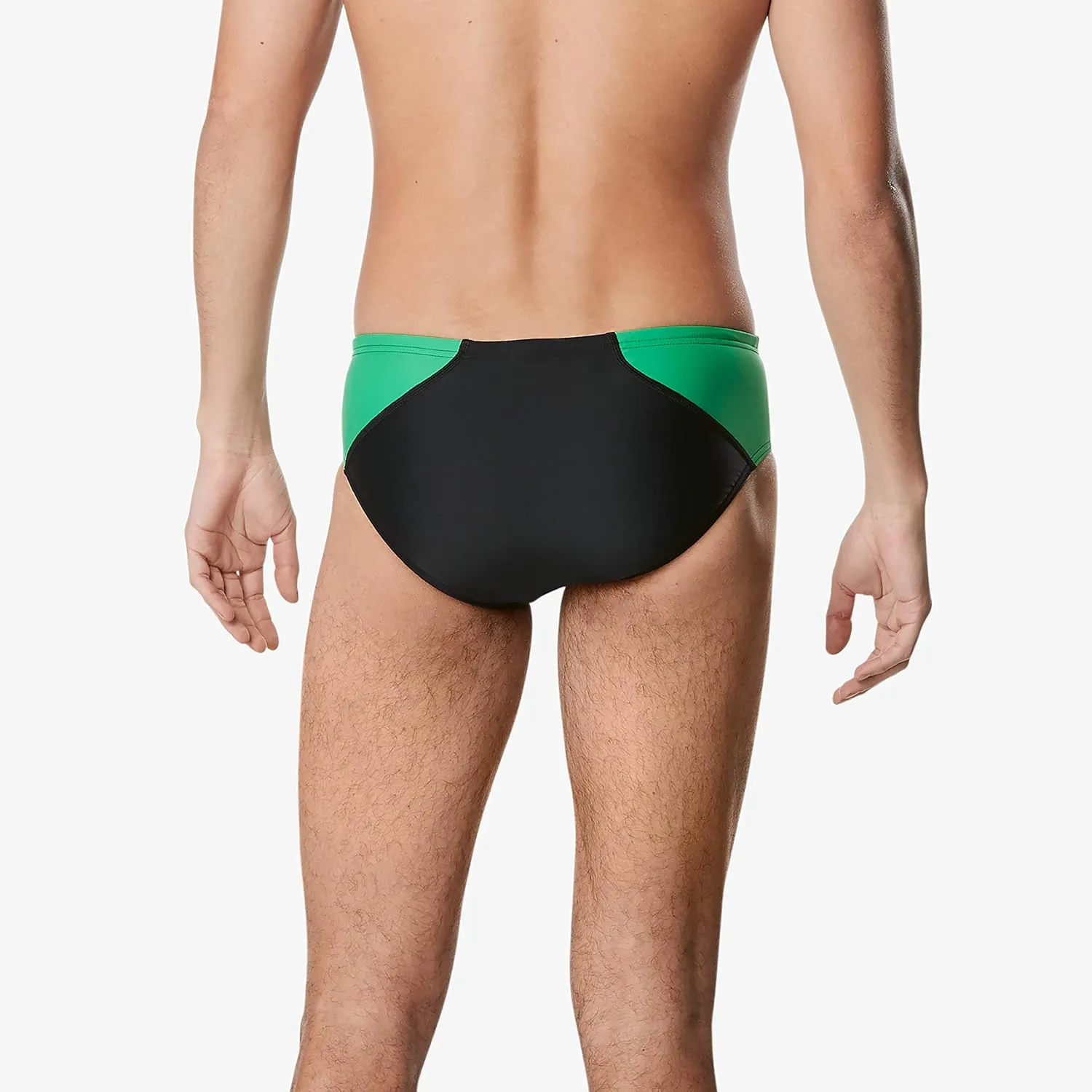 Speedo Men's Swimsuit Brief Powerflex Eco Revolve Splice Team Colors