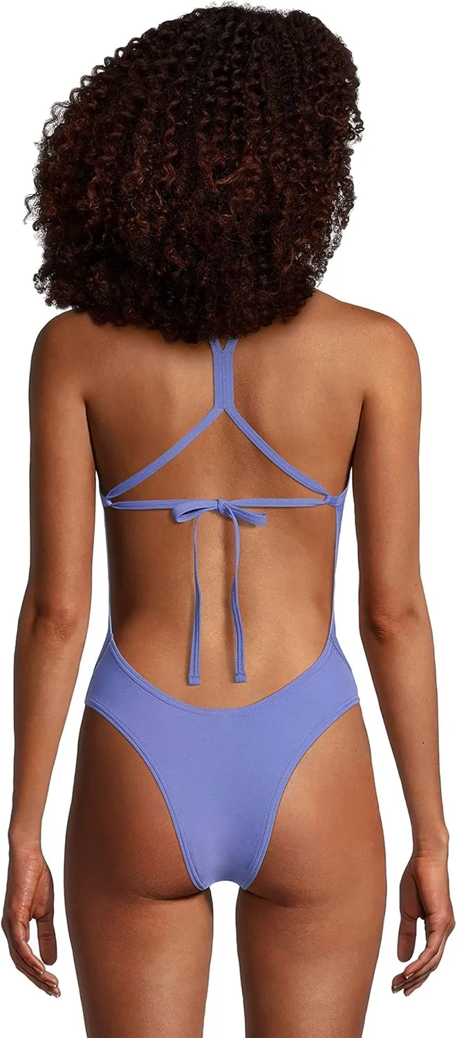 Speedo Women's Swimsuit One Piece Endurance Turnz Tie Back Solid