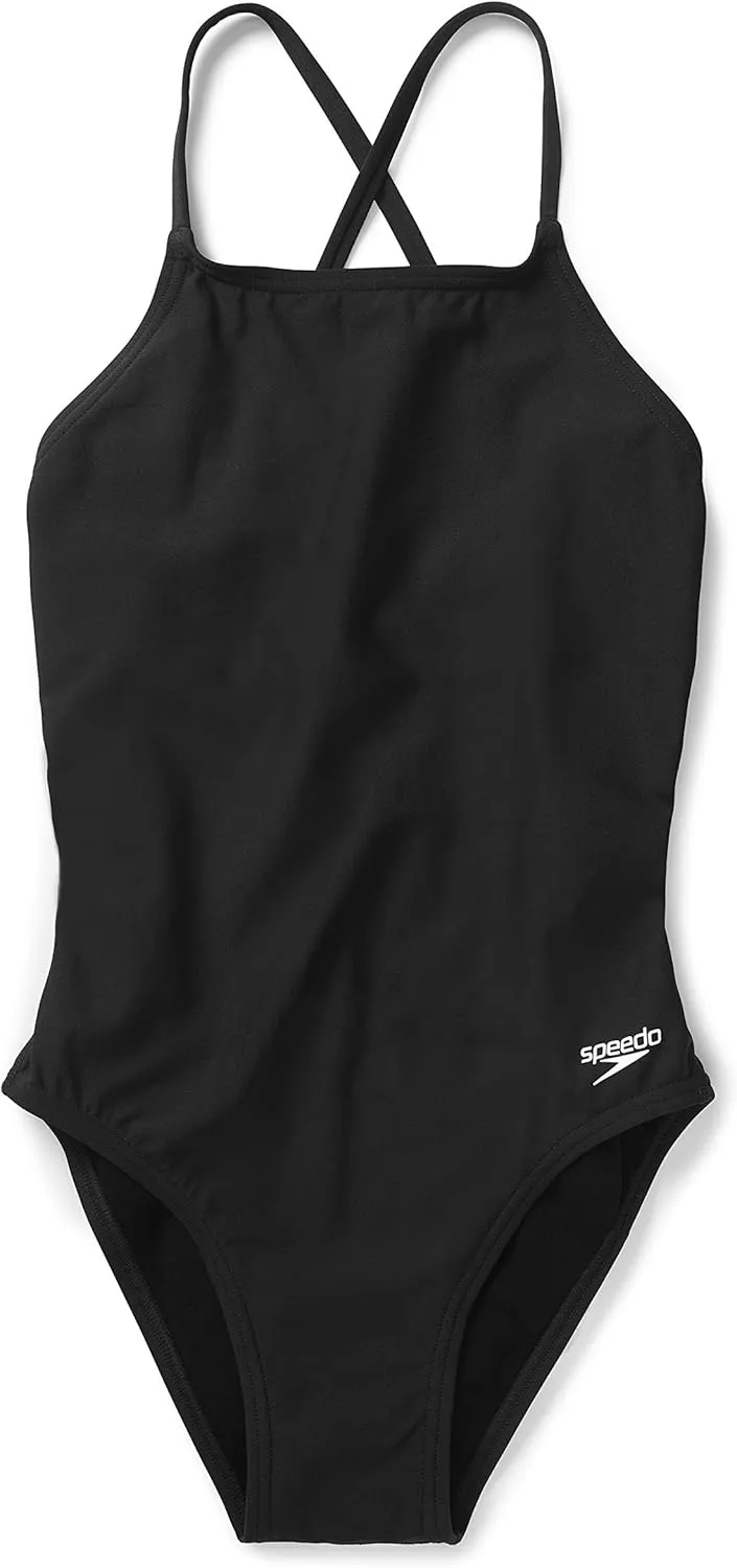 Speedo Women's Swimsuit One Piece Endurance Turnz Tie Back Solid