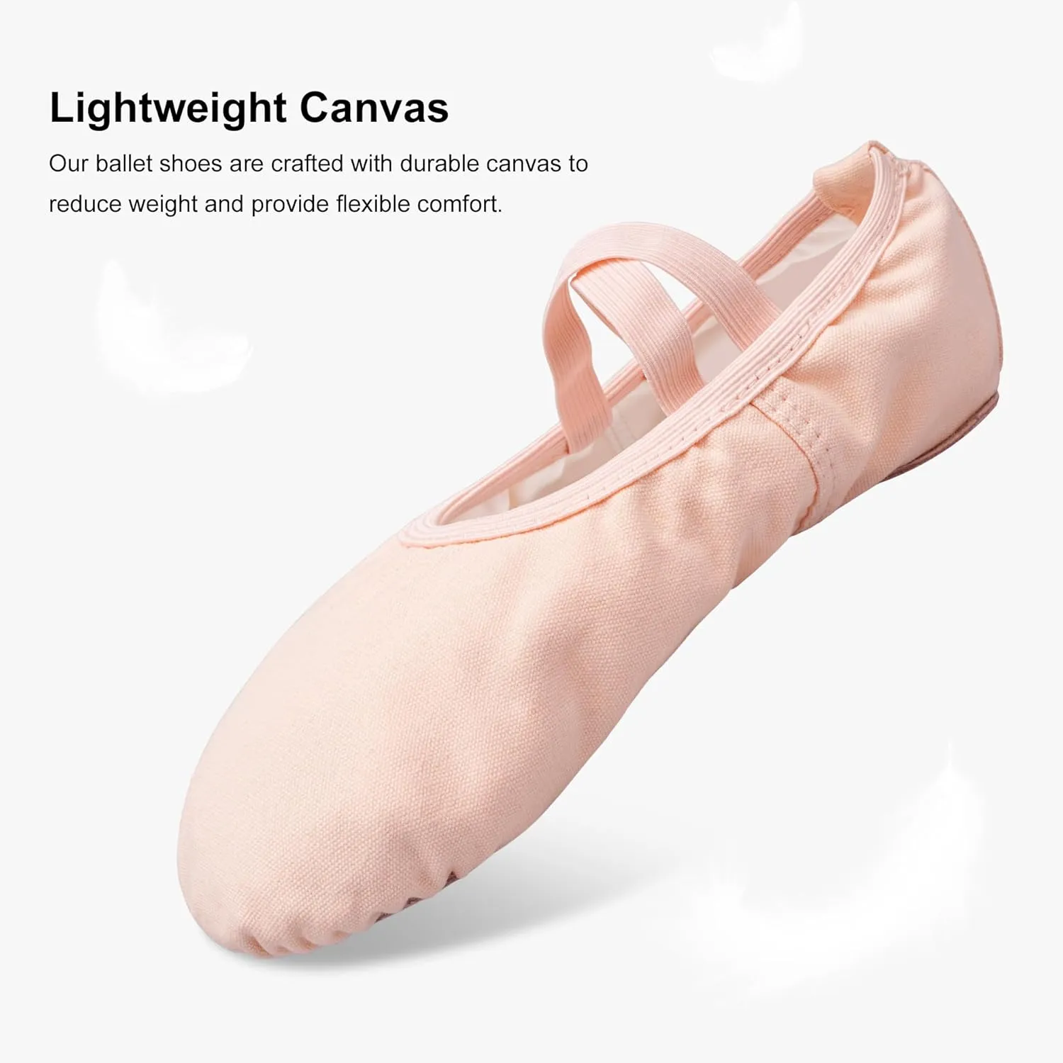 Stelle Ballet Shoes for Women Girls Canvas Ballet Slipper Dance Shoes Yoga Shoes