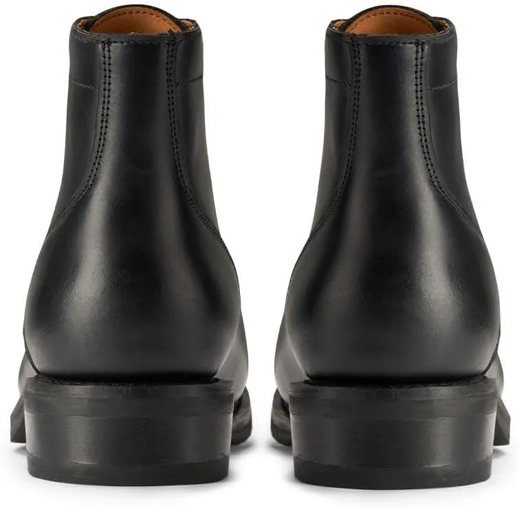 SUREWAY Men's Lace Up Chukka Boots Genuine Leather|Cap Toe Ankle 6inch - Classic Comfort Oxford Style(Office,Casual,Driving,Work,Dress) Brown/Black Matte/Brandy/Arizonam Adobe/Black