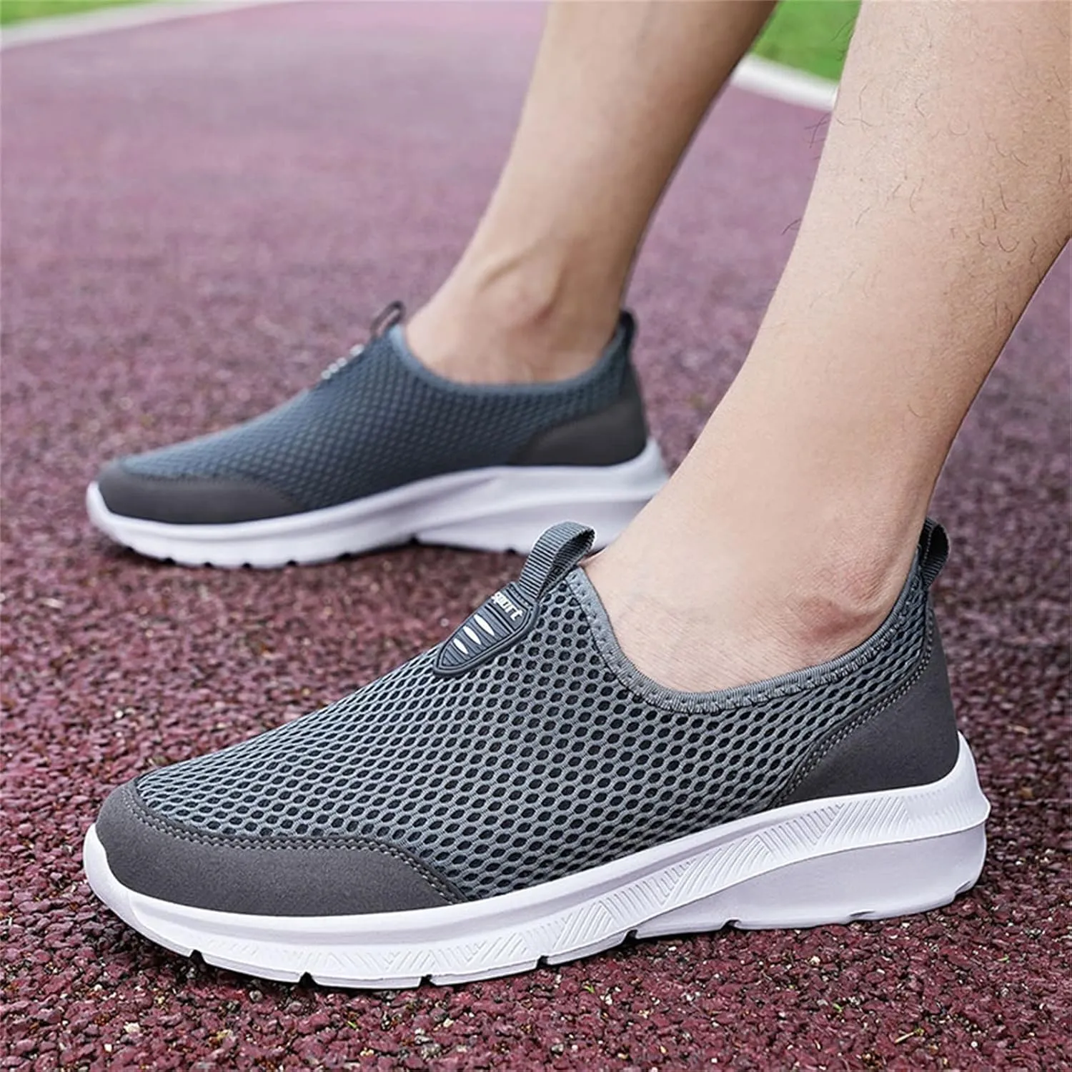 Tennis Running for Men Non Slip Mens Slip On Walking Shoes Lightweight Sneakers Breathable Tennis Shoes Casual Work Shoes