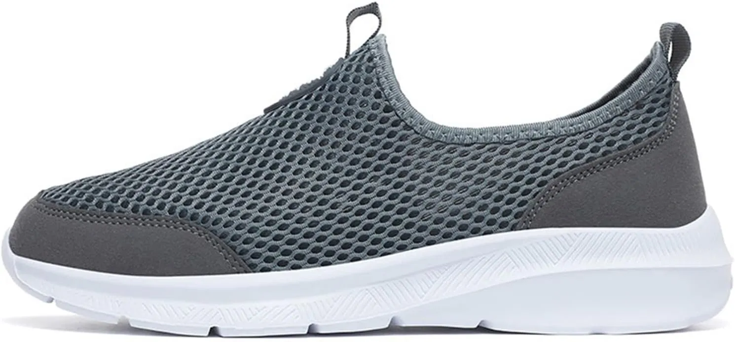 Tennis Running for Men Non Slip Mens Slip On Walking Shoes Lightweight Sneakers Breathable Tennis Shoes Casual Work Shoes
