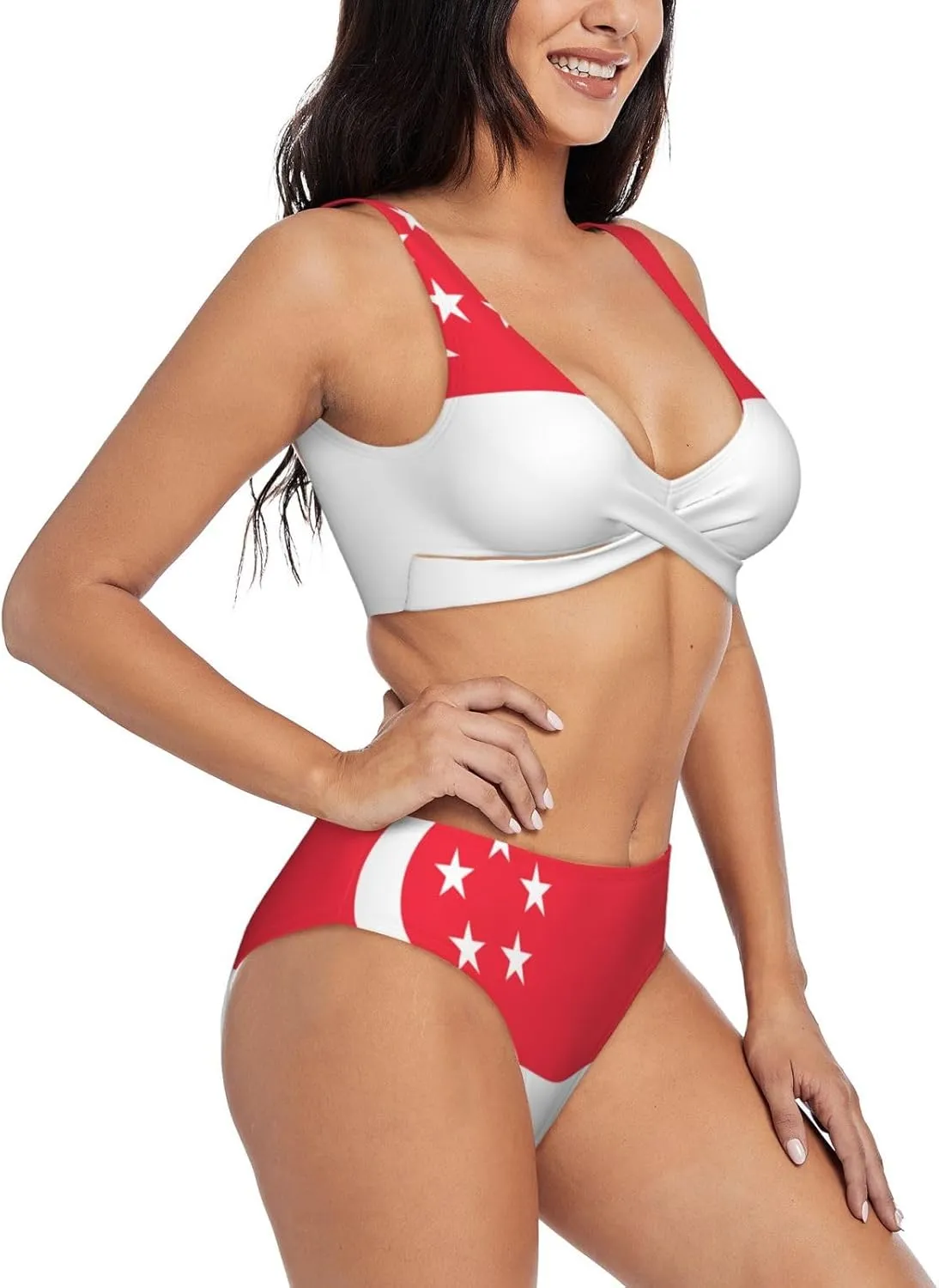Uruguay Flag Bikini Sets Women Two Piece Bikini Swimsuit