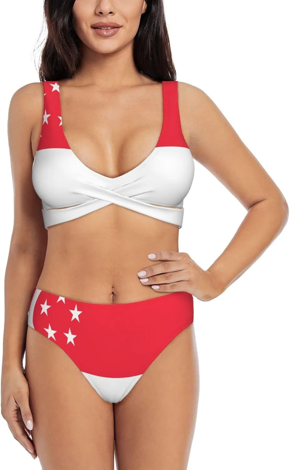 Uruguay Flag Bikini Sets Women Two Piece Bikini Swimsuit