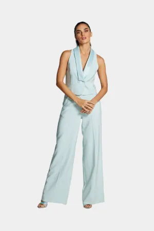 Vest with Satin Trim