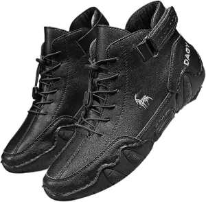 Waterproof Lightweight Unisex High Top Chukka Boots For Hiking, Camping, And Driving - All-Season Outdoor Shoes
