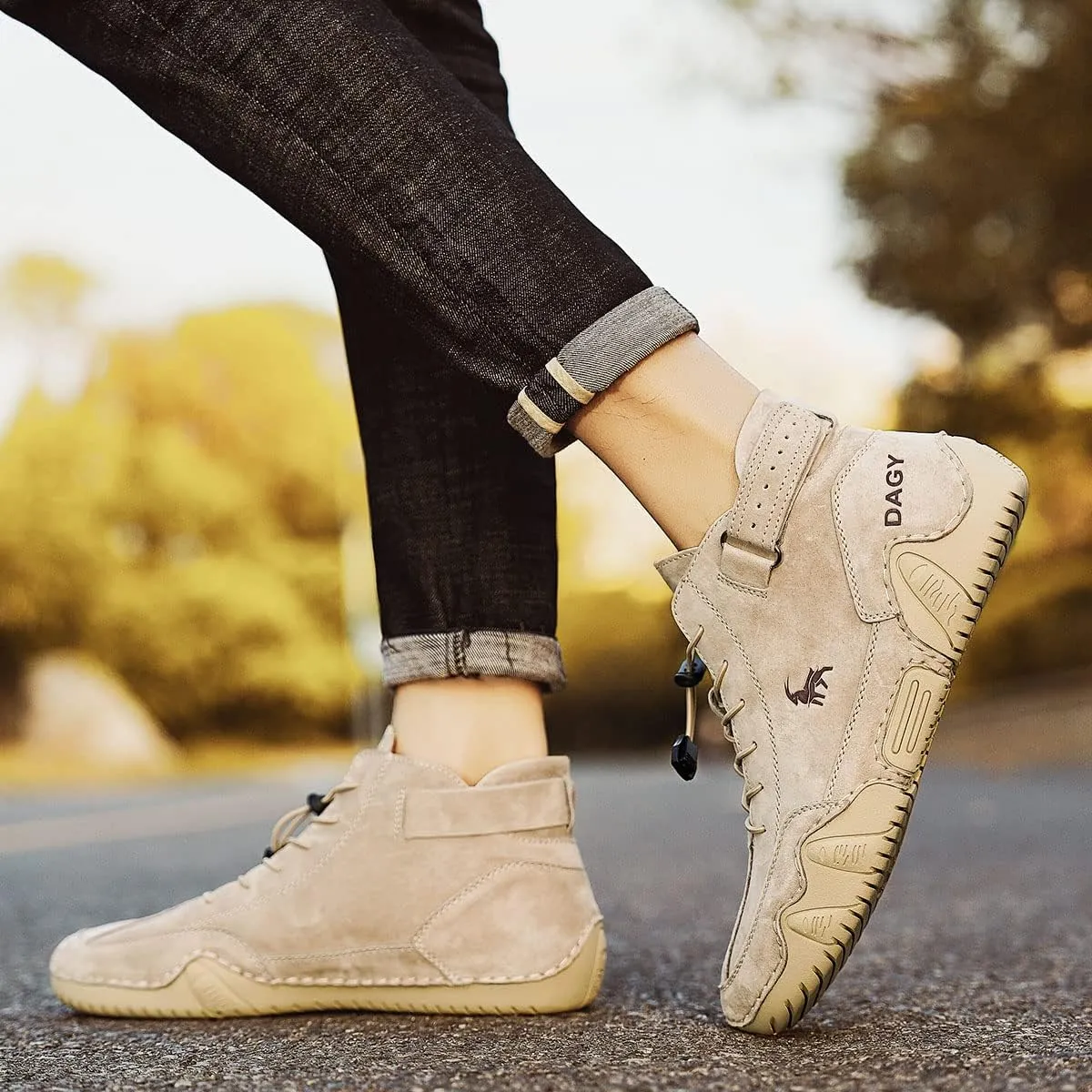 Waterproof Lightweight Unisex High Top Chukka Boots For Hiking, Camping, And Driving - All-Season Outdoor Shoes