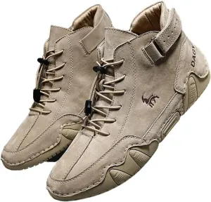 Waterproof Lightweight Unisex High Top Chukka Boots For Hiking, Camping, And Driving - All-Season Outdoor Shoes