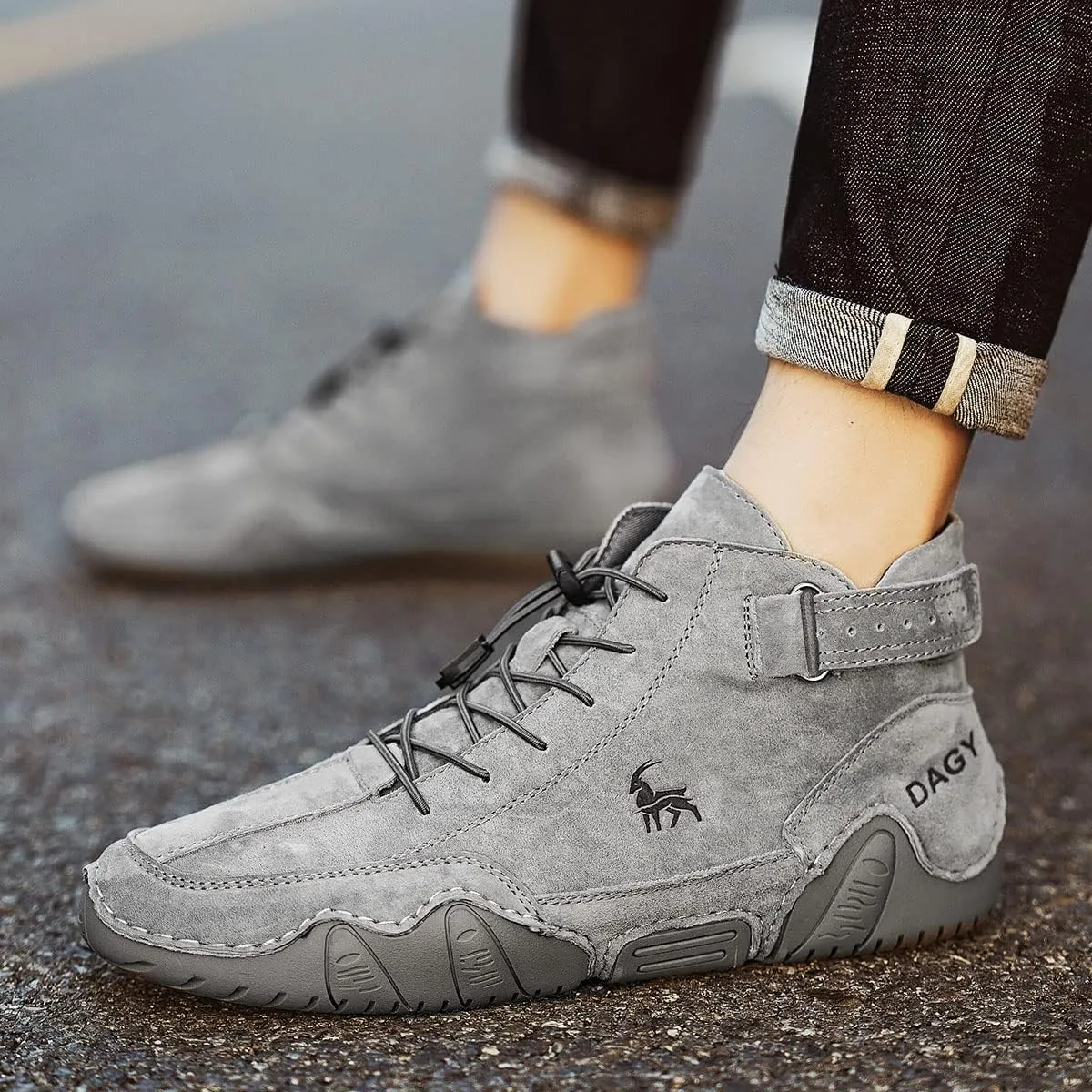Waterproof Lightweight Unisex High Top Chukka Boots For Hiking, Camping, And Driving - All-Season Outdoor Shoes