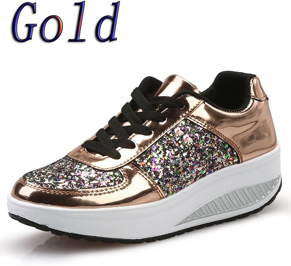 Wedge Fashion Sneakers for Women 2023 Zapatos CModos Y Elegantes De Piso para Mujer Women's Running Shoes Black and White Black Casual Sneakers for Women Platform Women's Black Slip On Dress Shoes