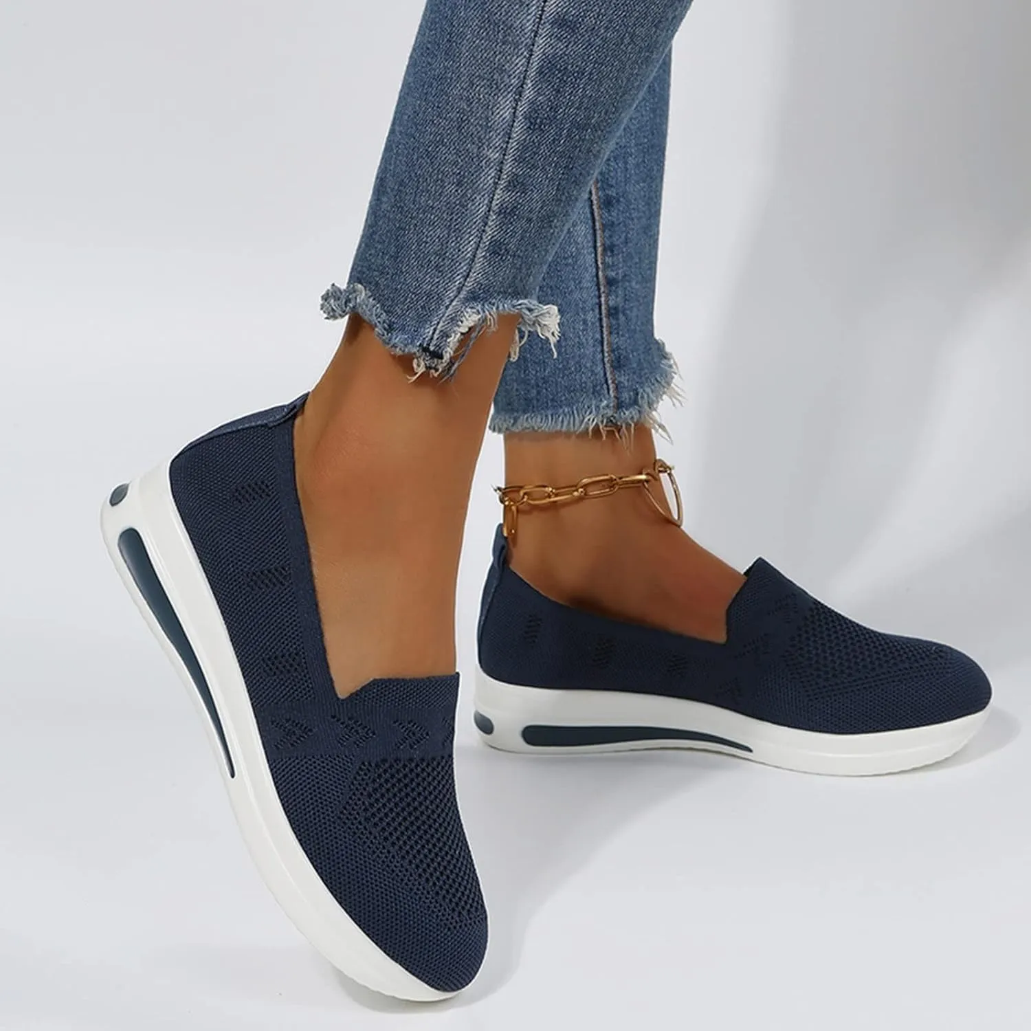 Wedge Sneakers for Women White Tenis OrtopDicos para El Arco De Pies De Mujer Arch Support Wide Width Casual Shoes for Women Black Sequin Gym Shoes for Women Women's Slip On Shoes Size 7.5 W