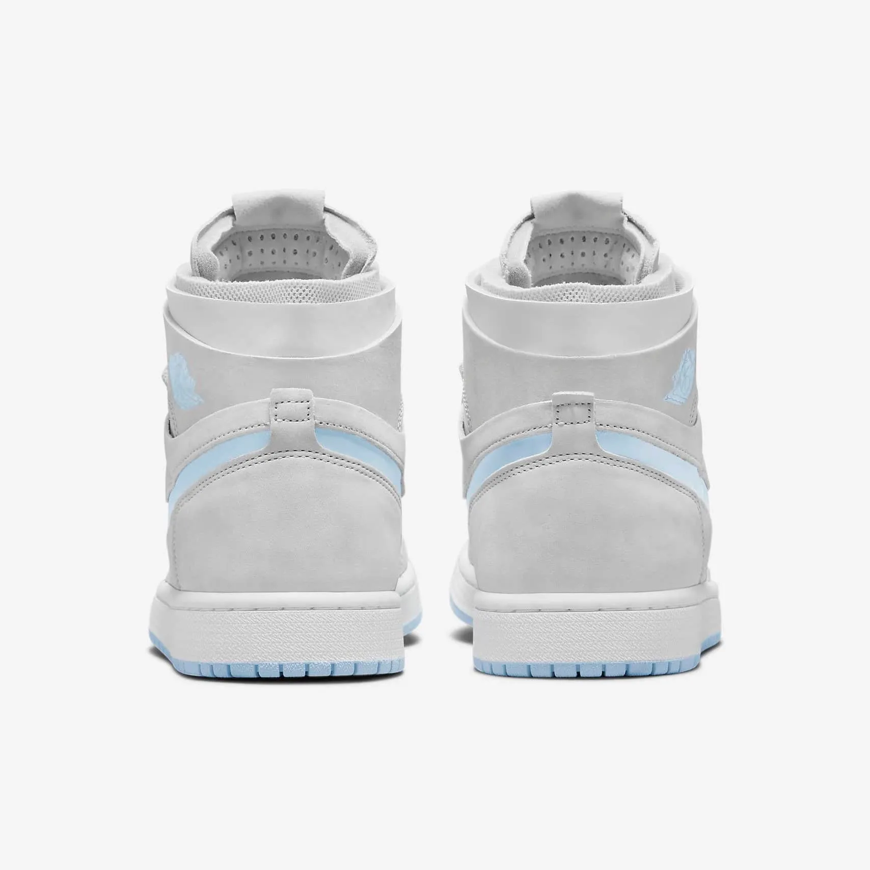 Women's Air Jordan 1 High Zoom Comfort (Grey Fog/White/Celestine Blue)(CT0979-004)
