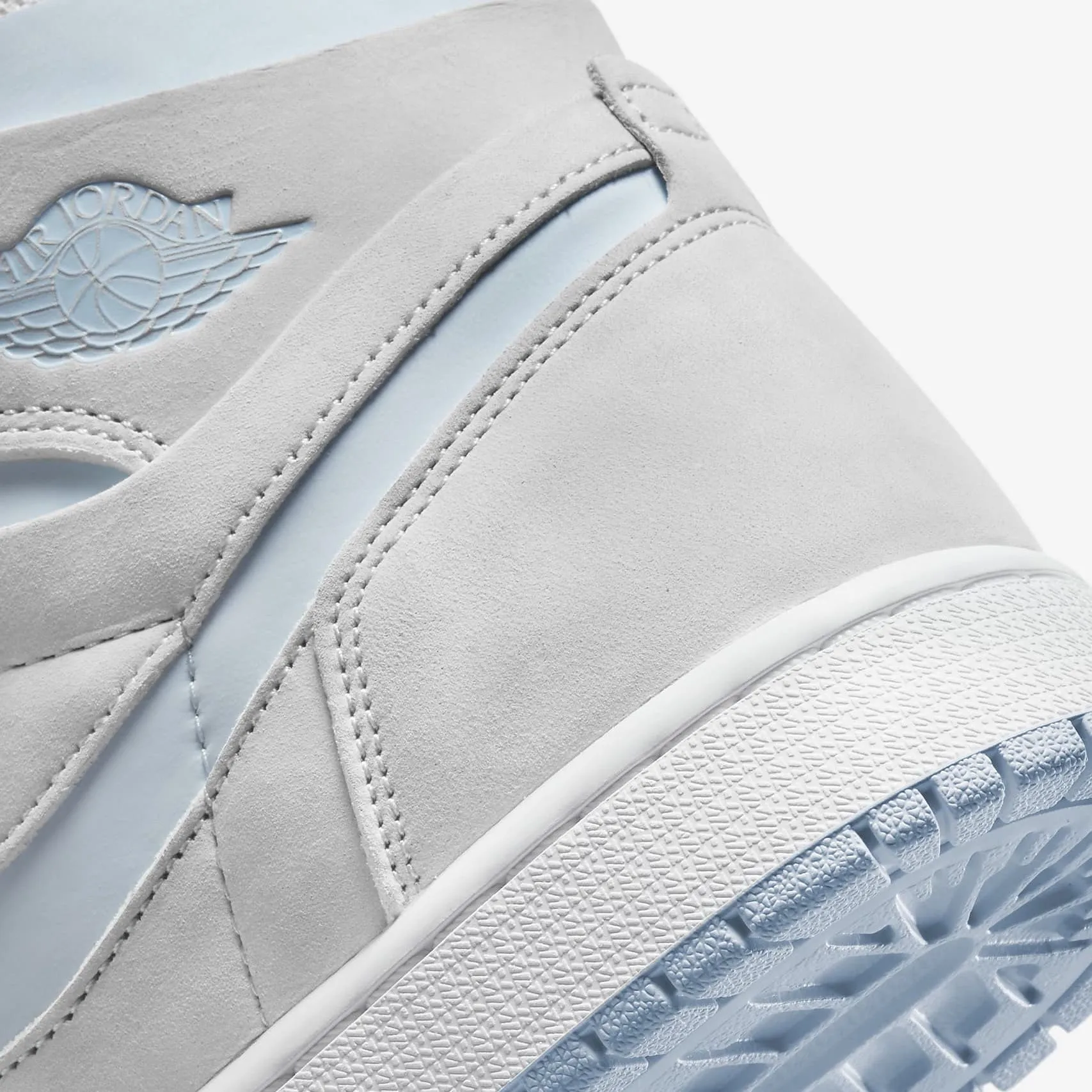 Women's Air Jordan 1 High Zoom Comfort (Grey Fog/White/Celestine Blue)(CT0979-004)