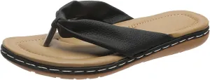 Women's Arch Support Flip Flops Comfortable Beach Sandals Slip On Thong Sandals Breathable Slip On Slippers