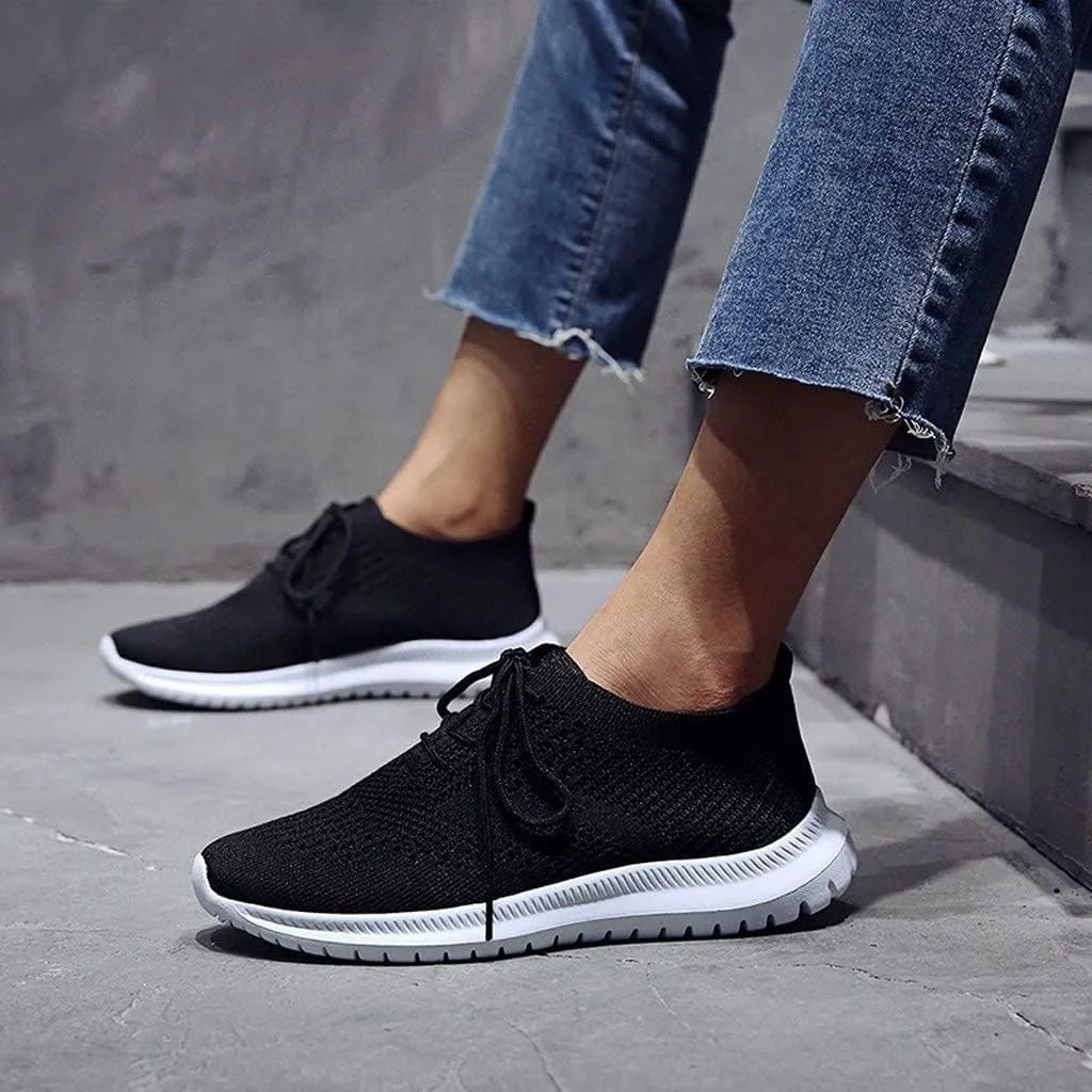 Women's Fashion Sport Breathable Mesh Platform Sneakers Slip On Tennis Shoes Women Size 11 Workout Shoes for Women Gym Arch Support Women's Sneakers Size 8 Slip On Fall Shoes for Women 2023 Slip Ons