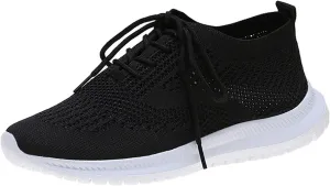 Women's Fashion Sport Breathable Mesh Platform Sneakers Slip On Tennis Shoes Women Size 11 Workout Shoes for Women Gym Arch Support Women's Sneakers Size 8 Slip On Fall Shoes for Women 2023 Slip Ons