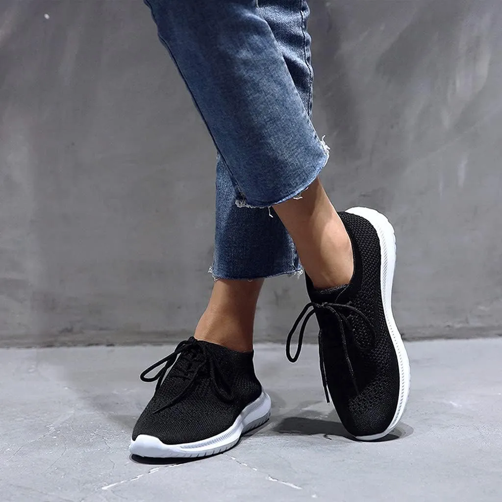 Women's Fashion Sport Breathable Mesh Platform Sneakers Slip On Tennis Shoes Women Size 11 Workout Shoes for Women Gym Arch Support Women's Sneakers Size 8 Slip On Fall Shoes for Women 2023 Slip Ons
