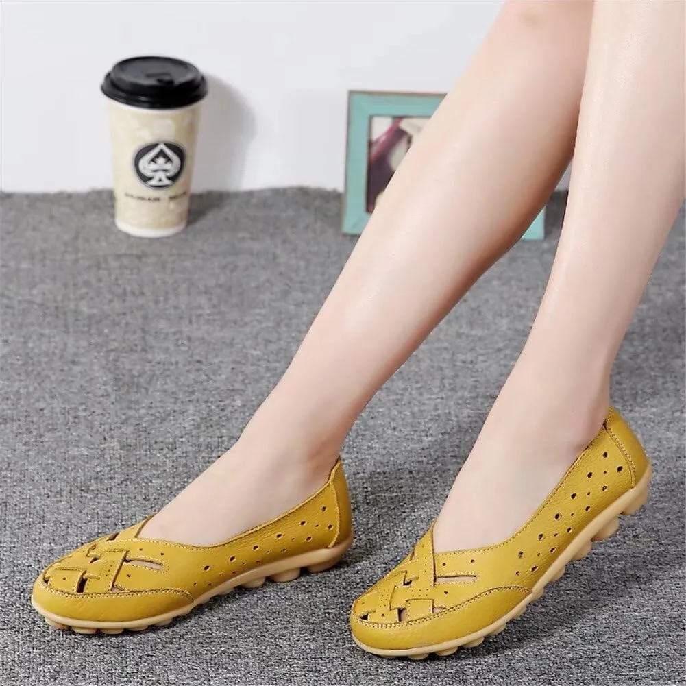 Women's Sandals Cowhide Leather Shoes Loafers Flats Sandals Orthopedic Loafers in Breathable Leather Cowhide Women's Comfortable Loafer Casual Fashion Flats Shoes 2025