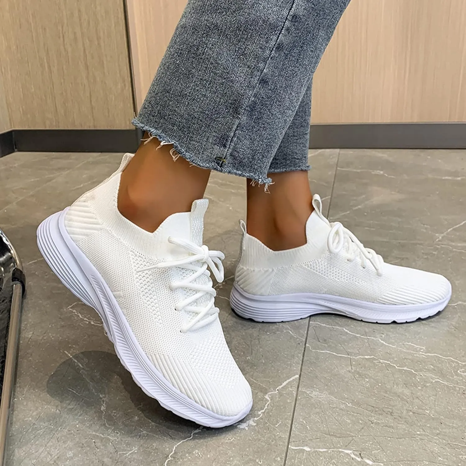Womens Slip on Sneakers Cute Shoes for Teen Girls Women Lightweight Tennis Shoes Slip on Shoes Women Comfortable