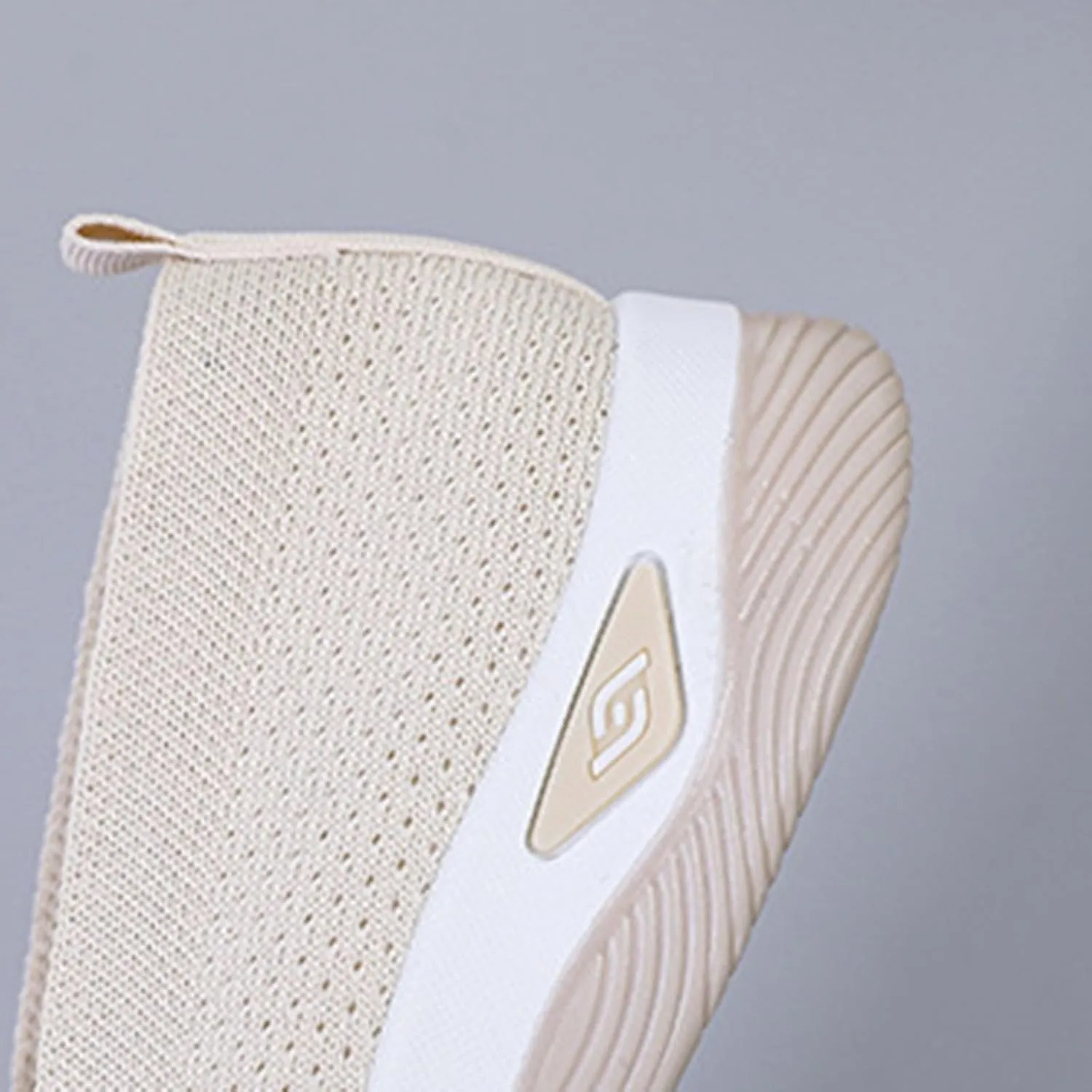 Womens Slip on Walking Shoes Non Slip Mesh Loafers Comfortable Arch Support Orthopedic Sneaker for Maternity Elderly