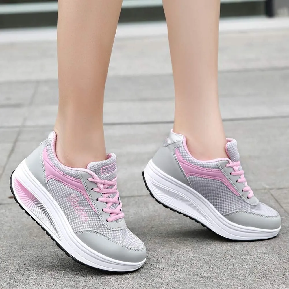 Womens Walking Sneakers Size 10 Wide Zapatillas OrtopDicas para Caminar De Mujer para Salir White Tennis Shoes Women Platform Silver Platform Wedge Sneakers for Women Trail Running Shoes Women On