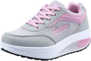 Womens Walking Sneakers Size 10 Wide Zapatillas OrtopDicas para Caminar De Mujer para Salir White Tennis Shoes Women Platform Silver Platform Wedge Sneakers for Women Trail Running Shoes Women On