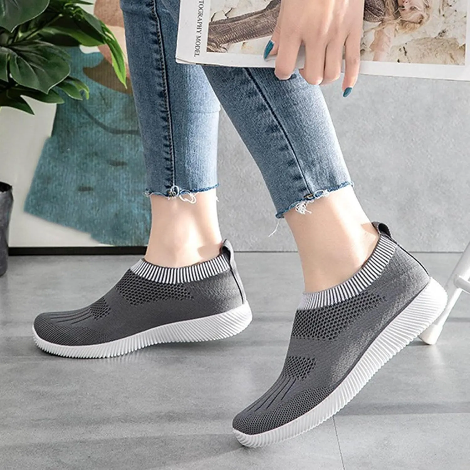 Women's Walking Sneakers Tennis Shoes Women Running Shoes Womens Walking Shoes Lightweight Breathable Running Sneakers