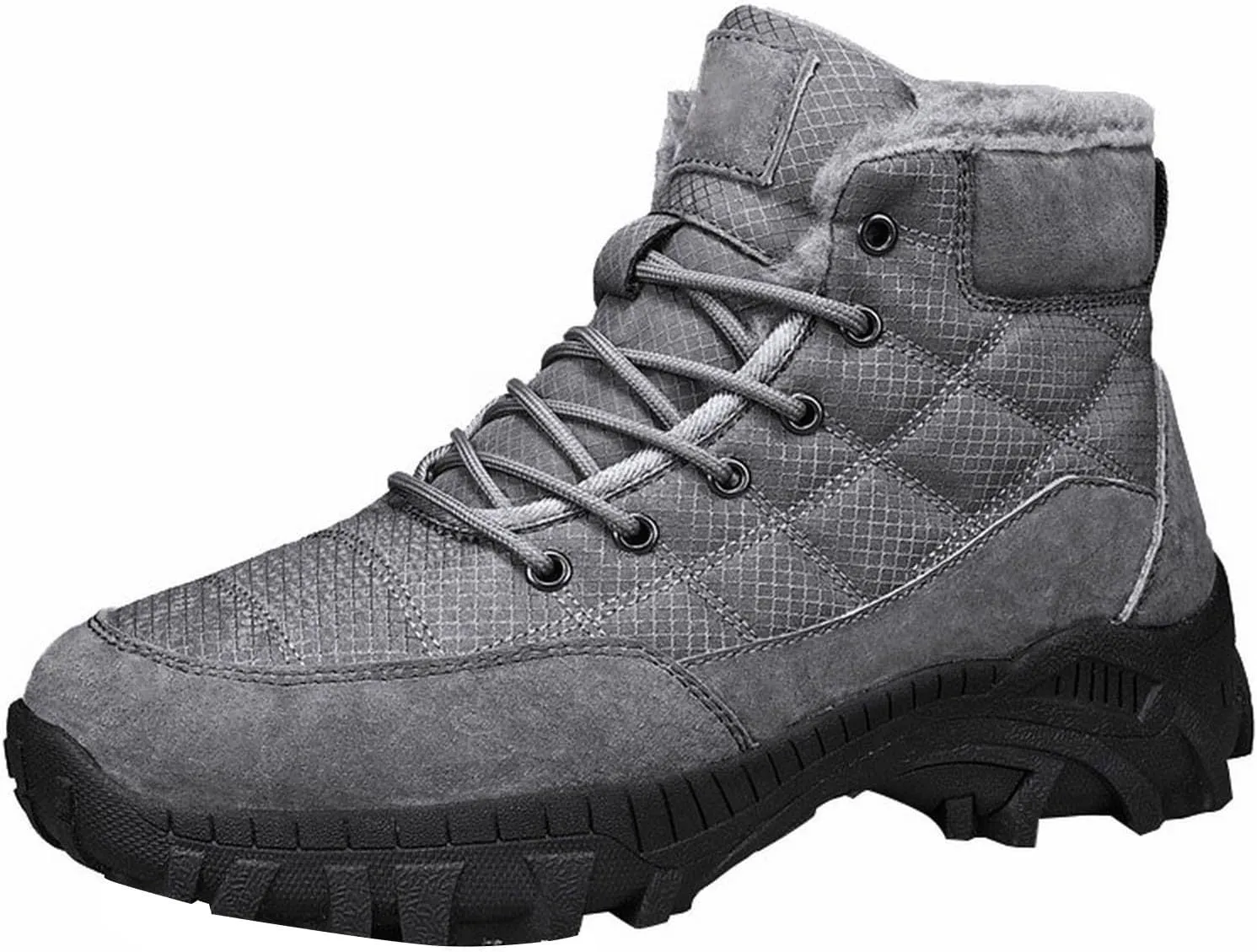 Work Boots for Men Slip On Hiking Sneakers Shoes Warm Working Shoes for Women Waterproof Waterproof Outdoor Shoes Leather Comfortable Hike Grounded Footwear