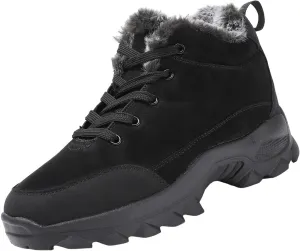 Work Boots for Men Slip On Hiking Sneakers Shoes Warm Working Shoes for Women Waterproof Waterproof Outdoor Shoes Leather Comfortable Hike Grounded Footwear