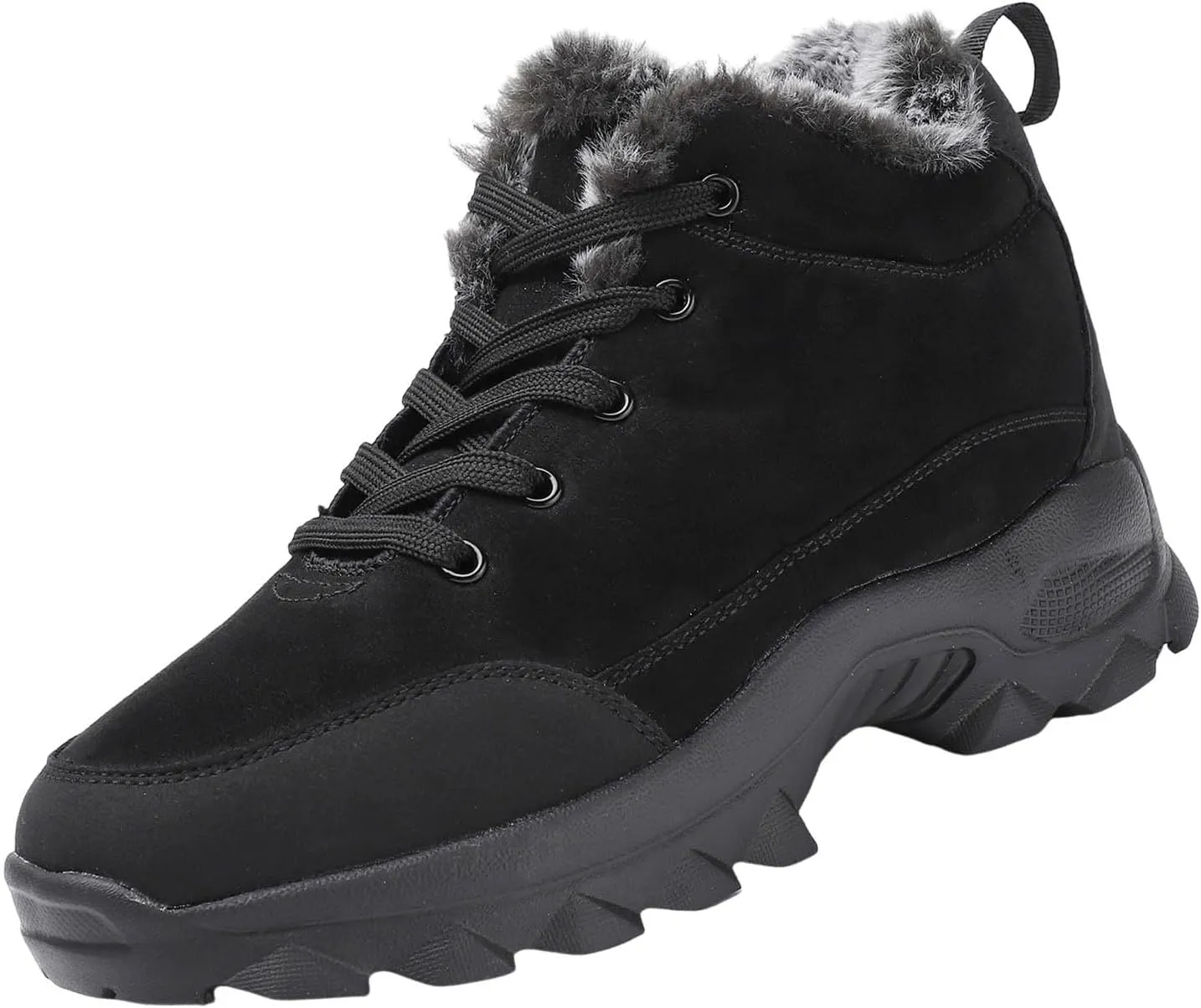 Work Boots for Men Slip On Hiking Sneakers Shoes Warm Working Shoes for Women Waterproof Waterproof Outdoor Shoes Leather Comfortable Hike Grounded Footwear