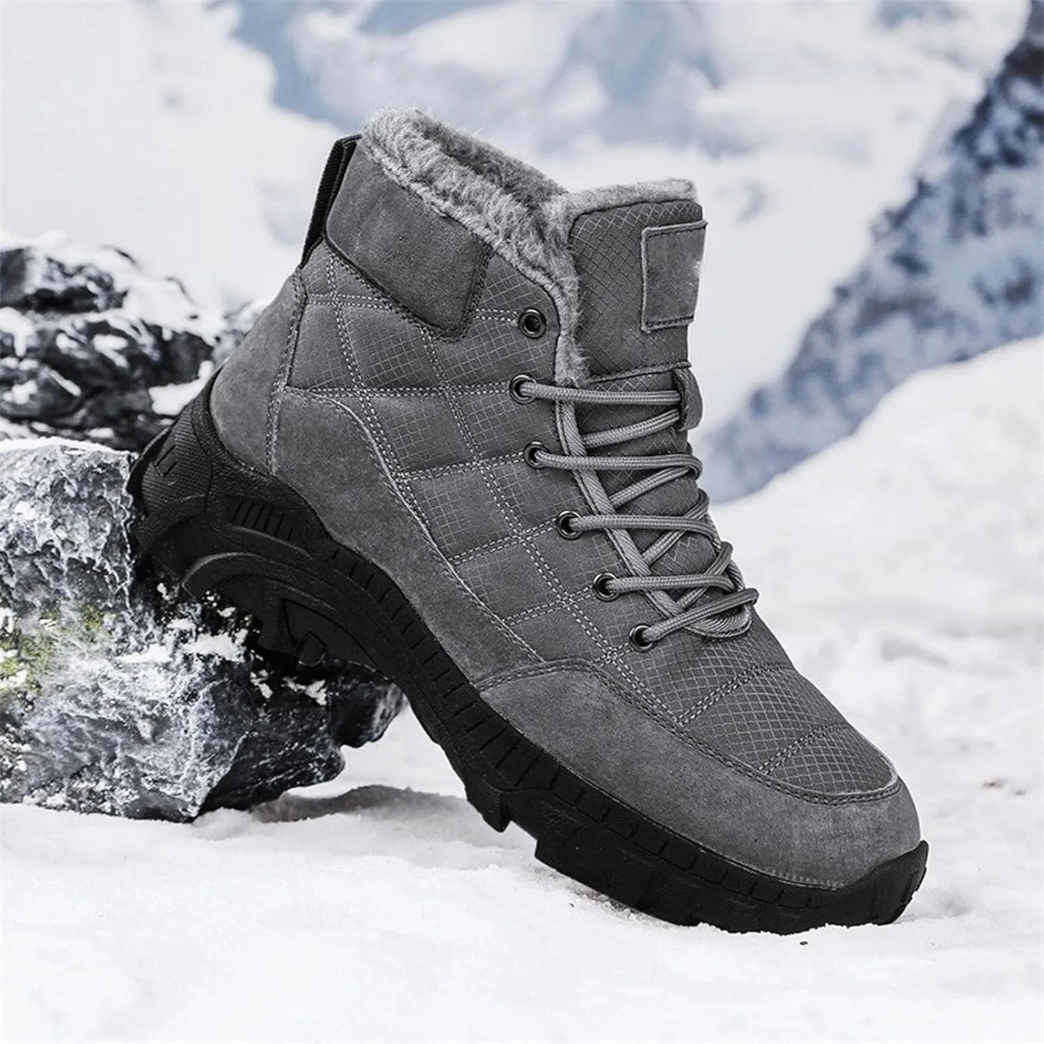 Work Boots for Men Soft Toe Hiking Sneakers Ankle Ladies Women Safety Shoes Business Casual Platform Sneakers Lightweight Safety Hike Grounded Footwear