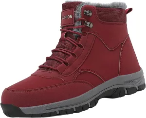 Work Boots for Men Waterproof Hiking Sneakers Ankle Booties Womens Safety Toe Shoes Slip On Platform Sneakers Indestructible Hike Grounded Footwear